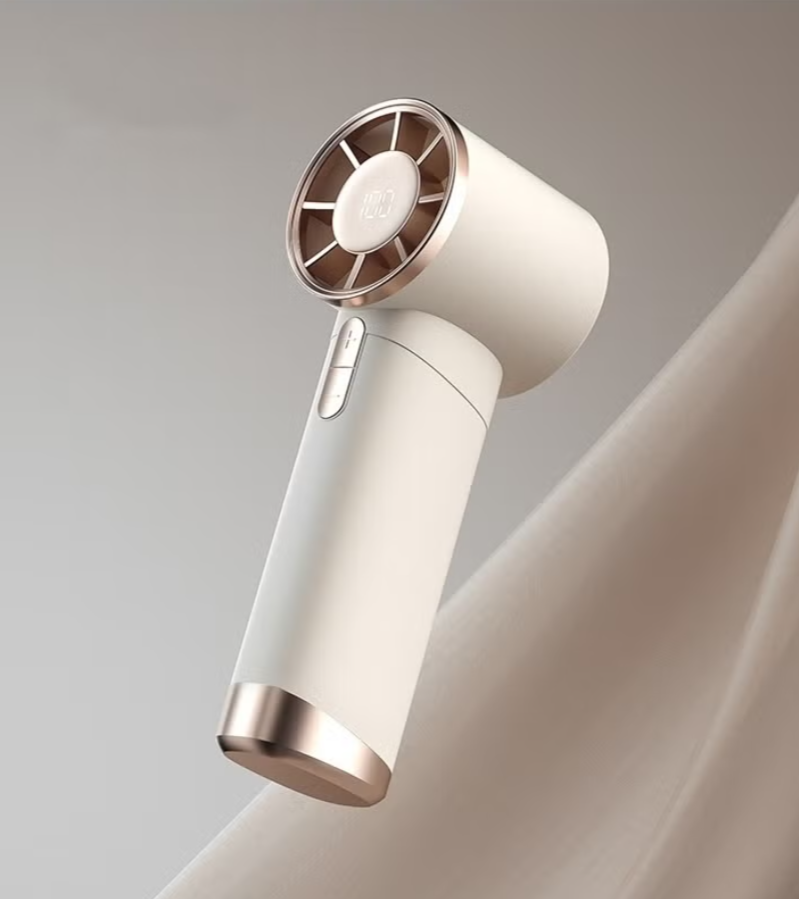 Handheld Mini Fan Battery Operated Small Personal Portable Fan Speed Adjustable USB Rechargeable Fan