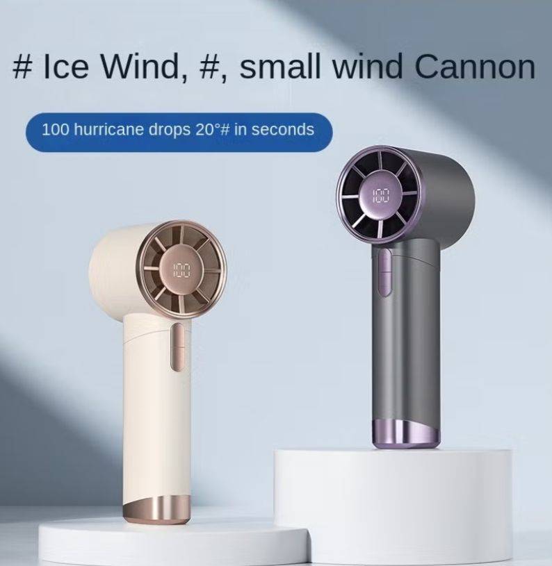 Handheld Mini Fan Battery Operated Small Personal Portable Fan Speed Adjustable USB Rechargeable Fan
